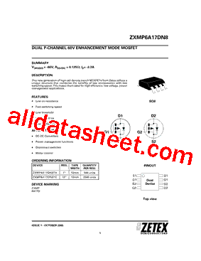 ZXMP6A17DN8TC型号图片