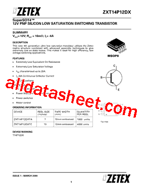ZXT14P12DXTC型号图片