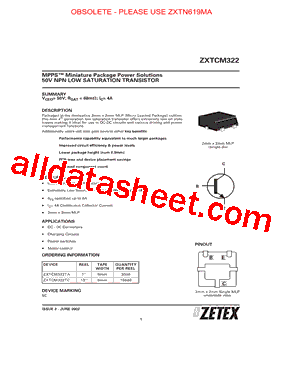 ZXTCM322TA型号图片
