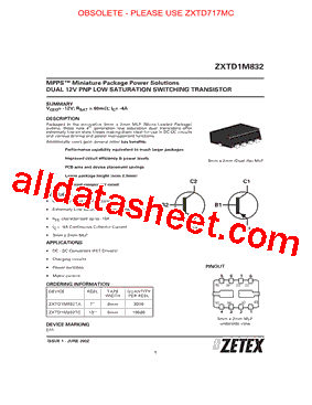 ZXTD1M832TC型号图片
