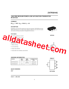 ZXTP2014GTC型号图片