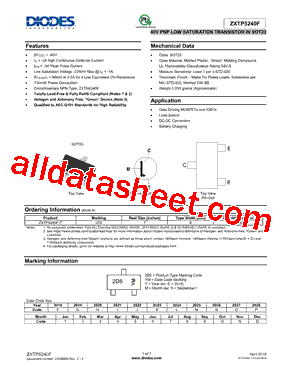 ZXTP5240F型号图片